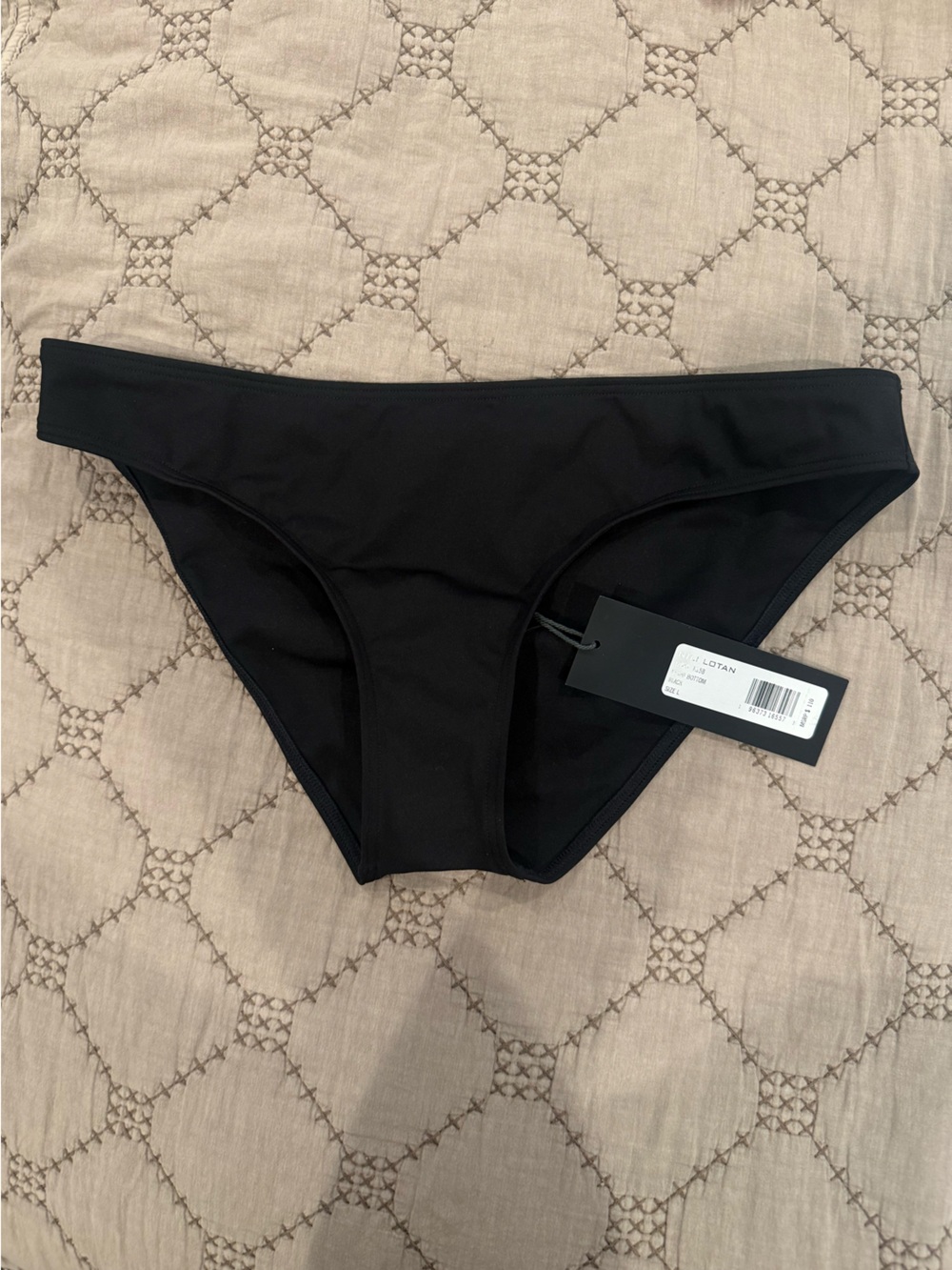 NWT Nili Lotan Black Women’s Bikini Bottom Large